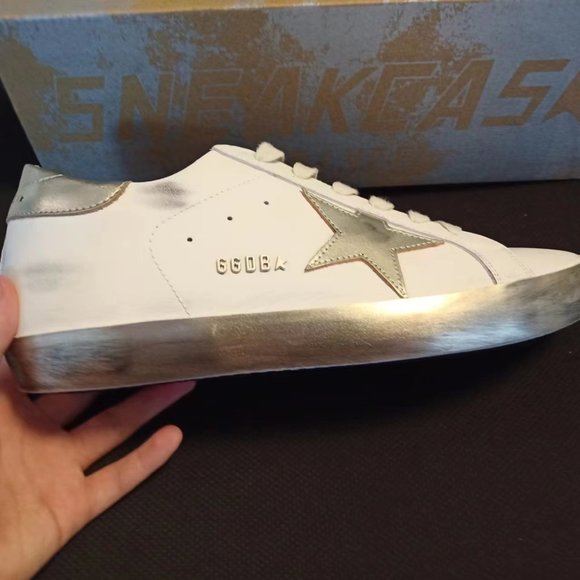  white casual old star dirty sneakers main image 6